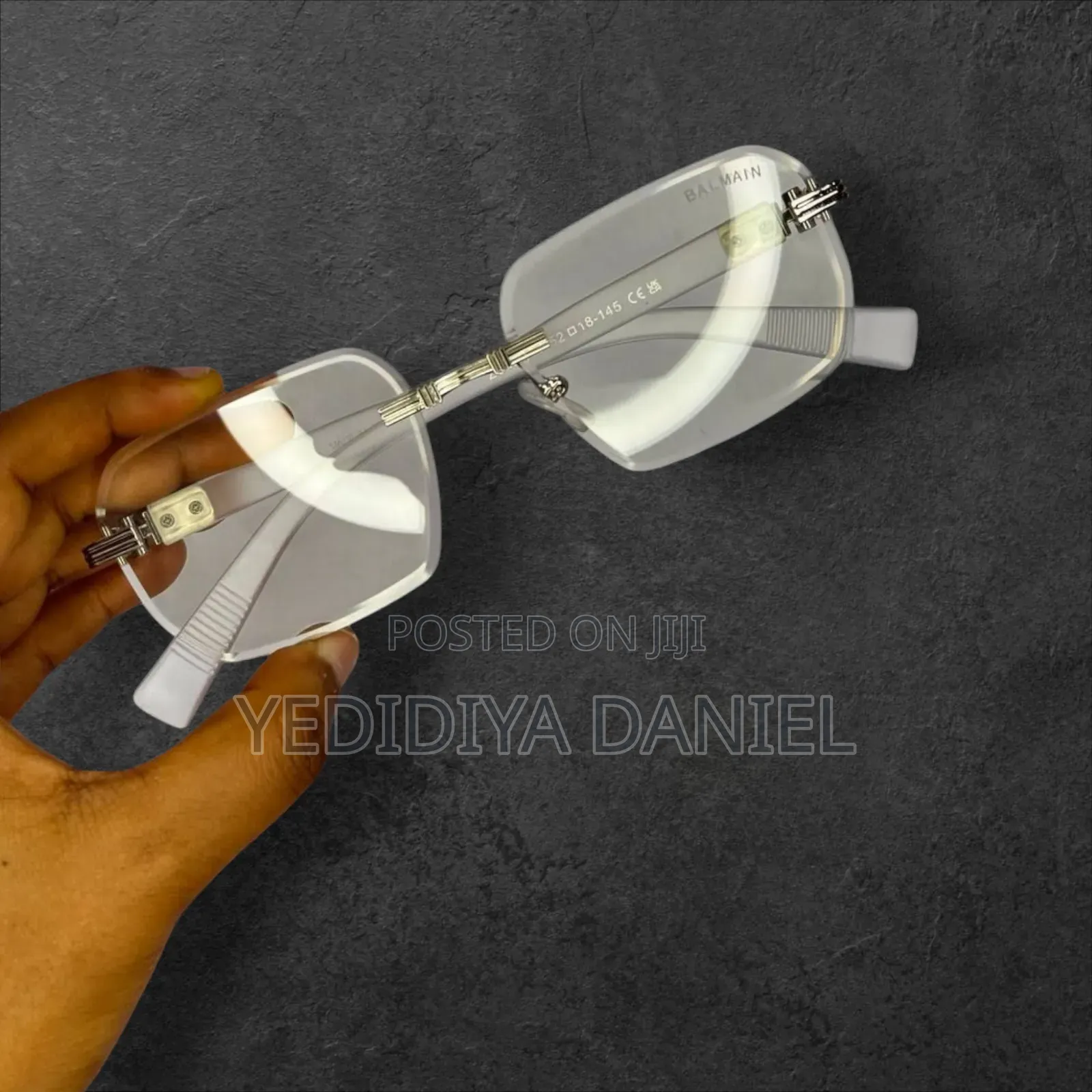Rimless Balmain and Dior Sunglasses