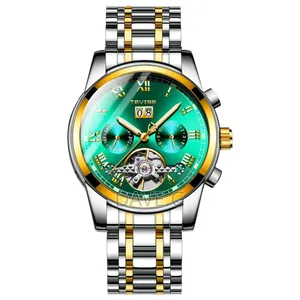 Tevise Luxury Men's Watch,Waterproof Hollow Men's Mechanical Watches