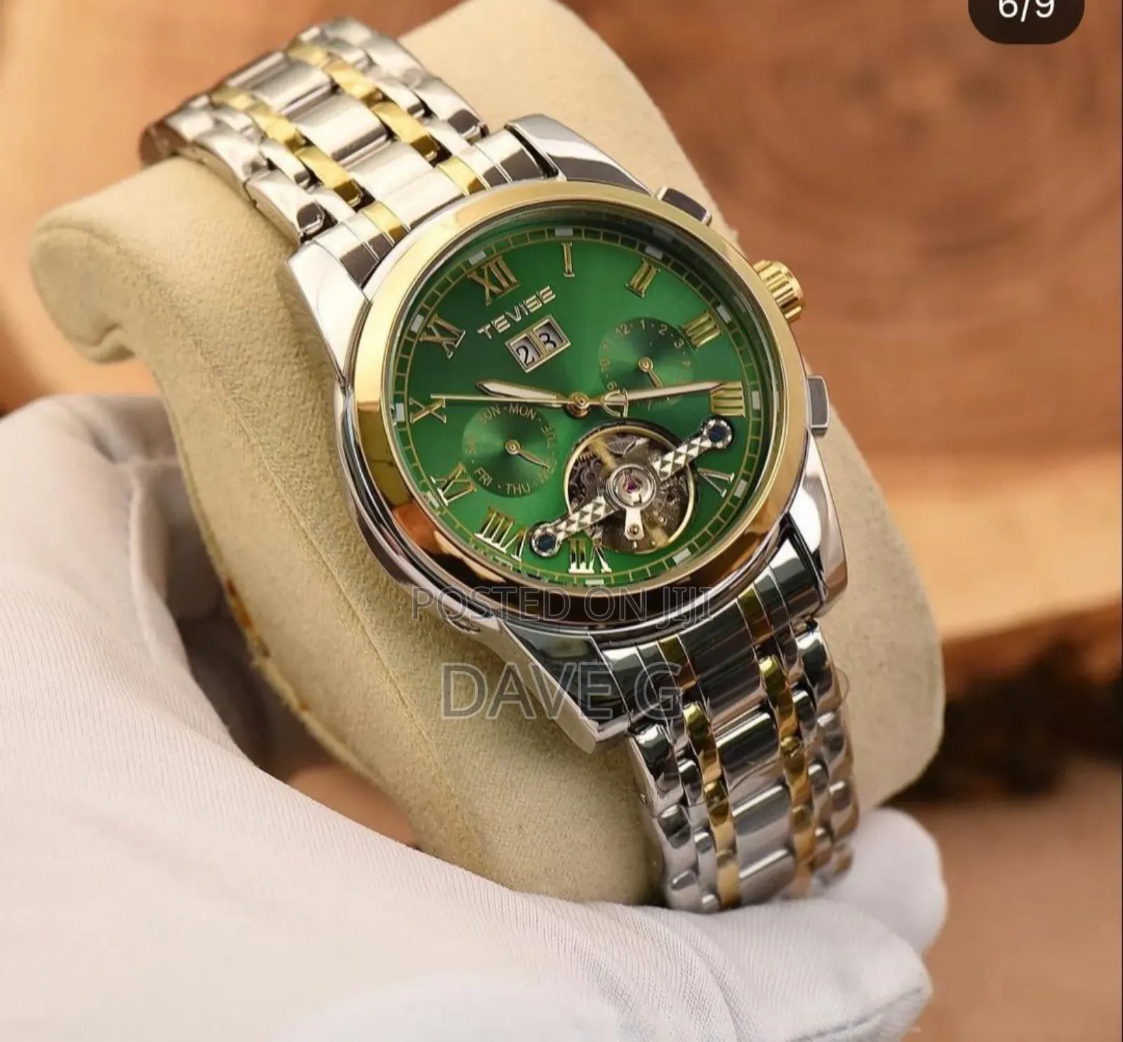 Tevise Automatic Mechanical Watch Multi Function Date