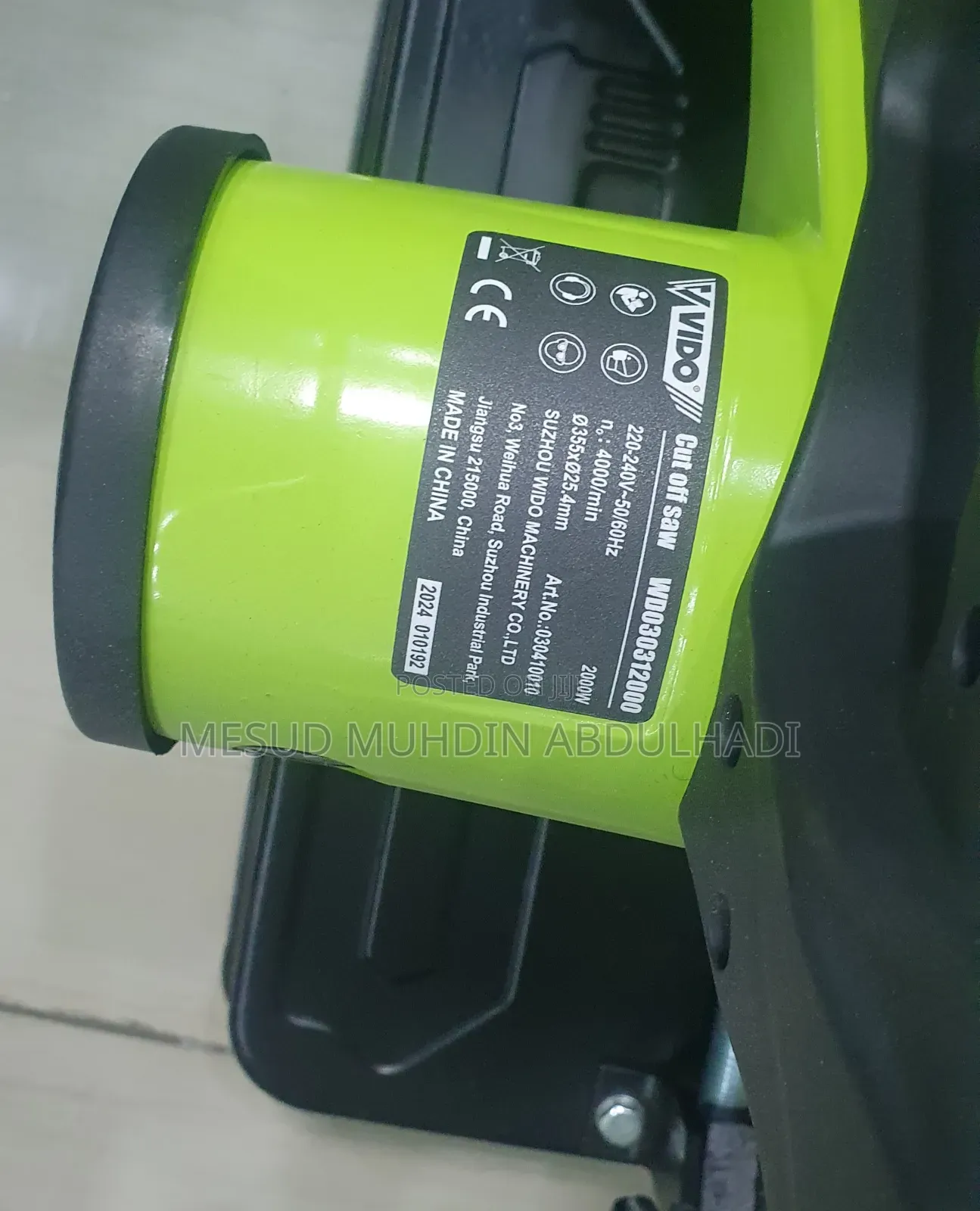 Vido Cut Off Saw 2000w