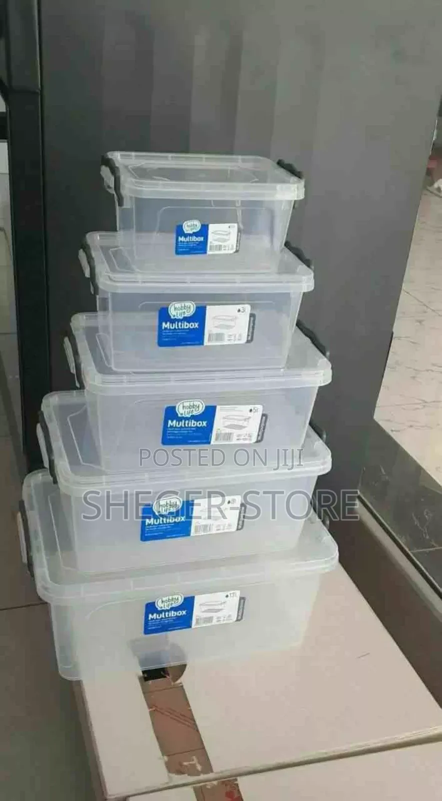 Multifunctional Storage Box ( የፍሬጅ አስቤዛ ማስቀመጫ, 13l, 8l, 5l, 3l እና 1.5l