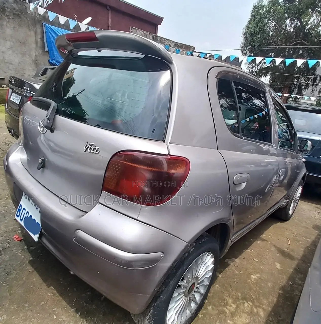 Toyota Vitz 1.0 FWD 3dr 2002 Gray