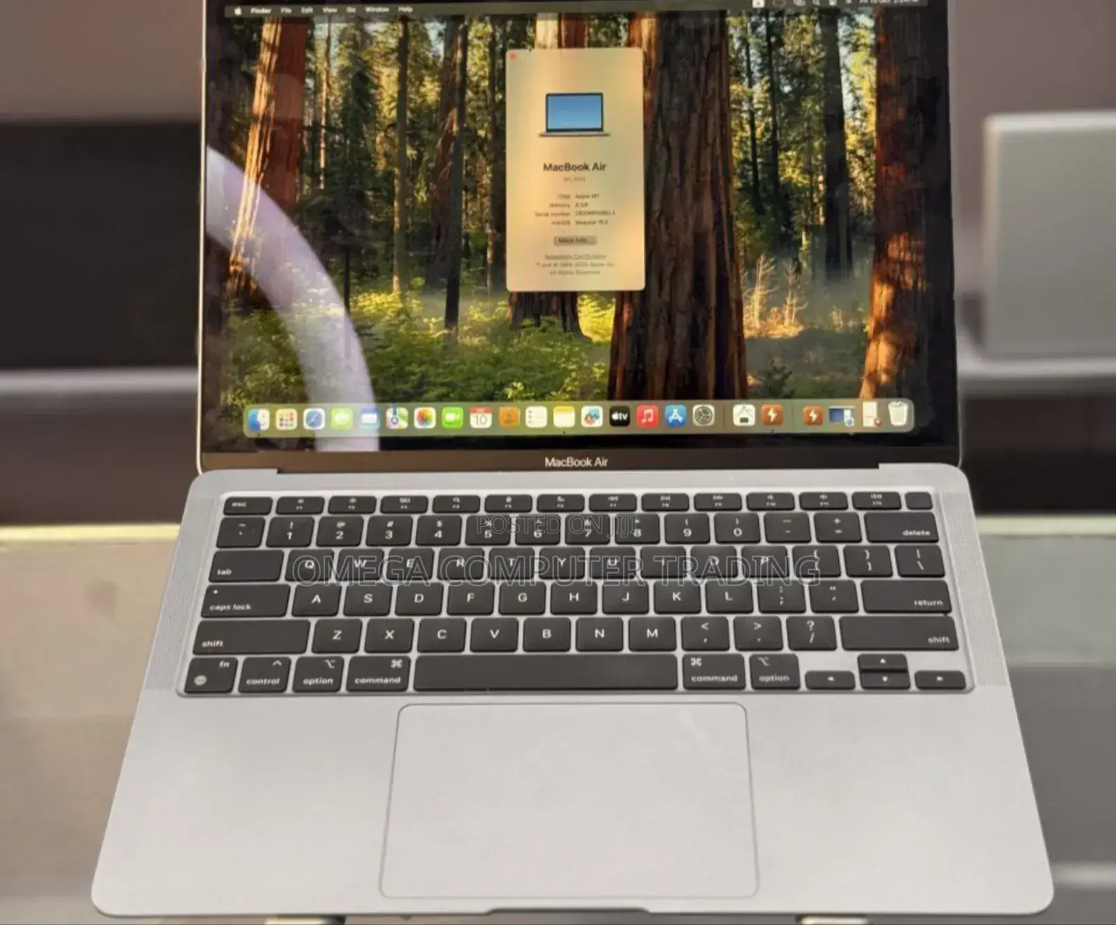 New Laptop Apple MacBook Air 2020 M1 8GB Apple M1 SSD 256GB