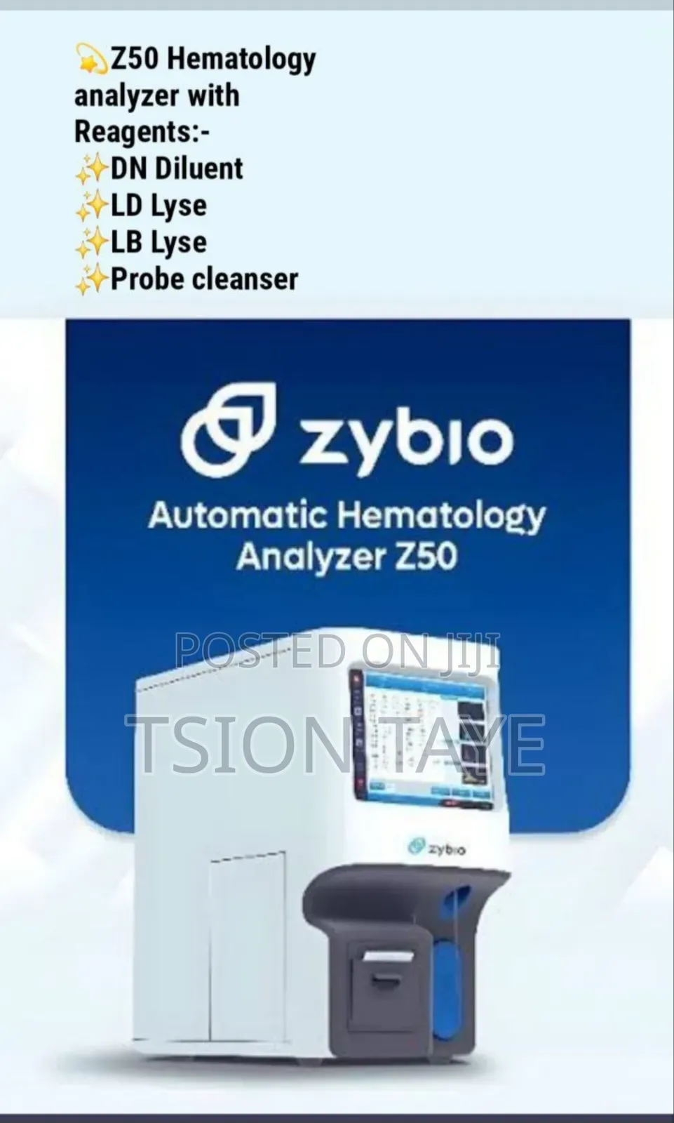 Zybio Z50 CBC Machine