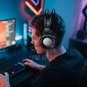 Gaming Headset Borofone B0112 50mm Speaker, RGB Lights, Microphone