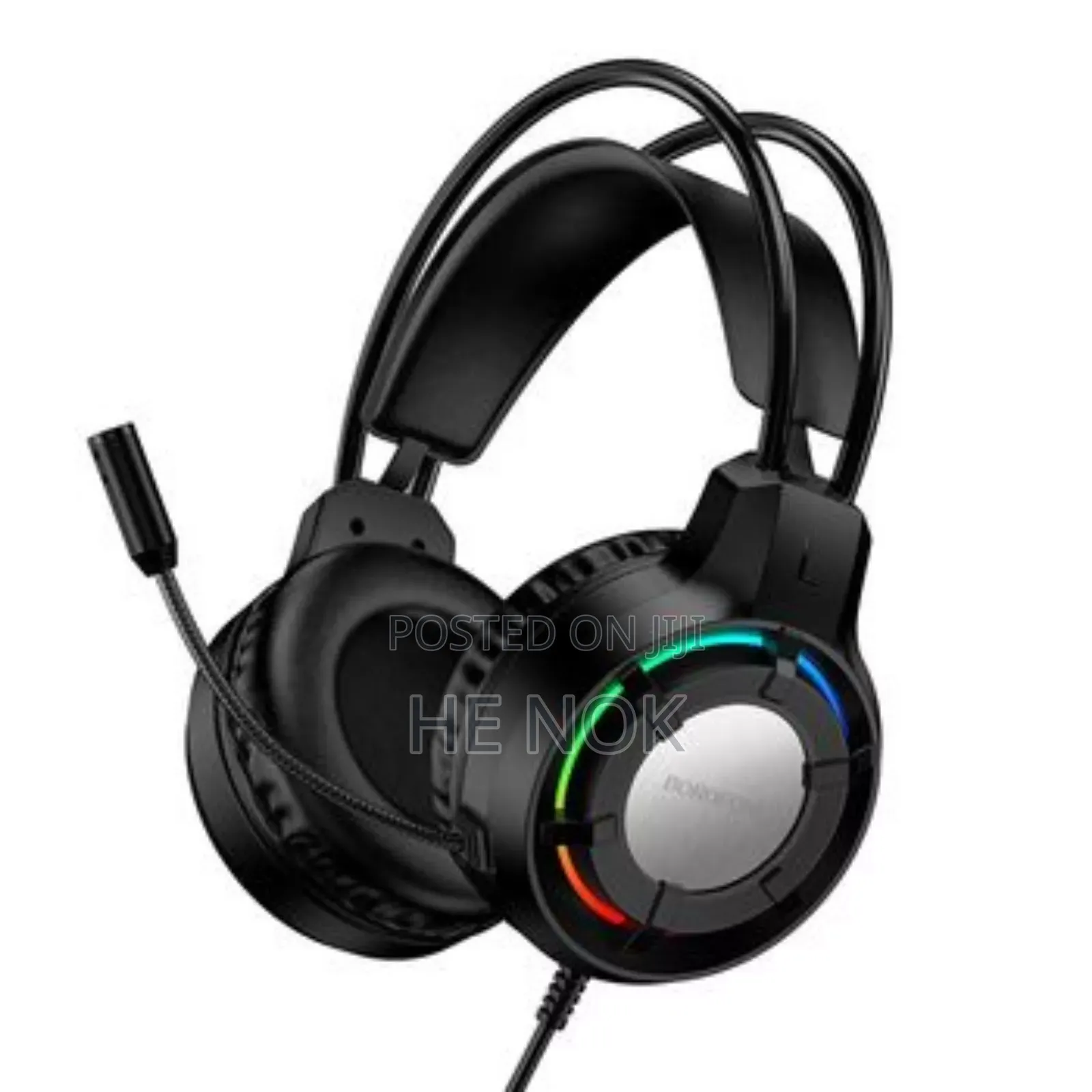 Gaming Headset Borofone B0112 50mm Speaker, RGB Lights, Microphone