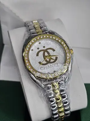 Ck Ladies Elegant Golden Color Hand Watch With Different Style