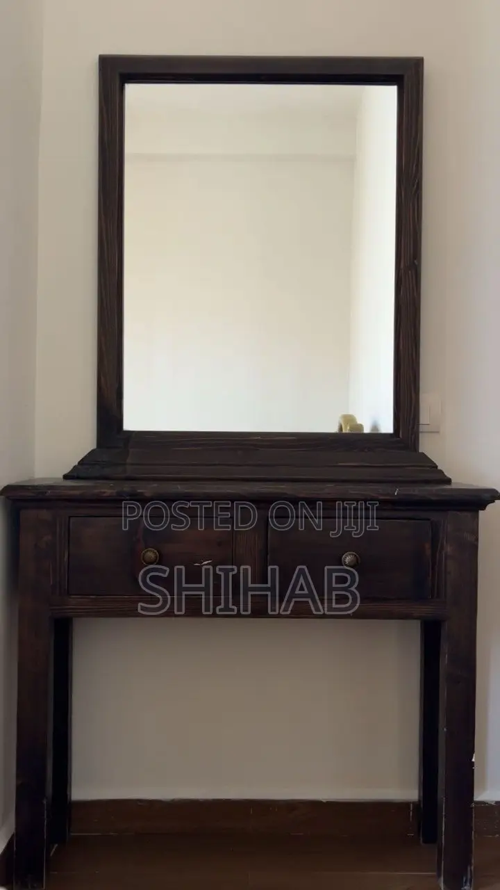 Mirror and Small Dressing Table