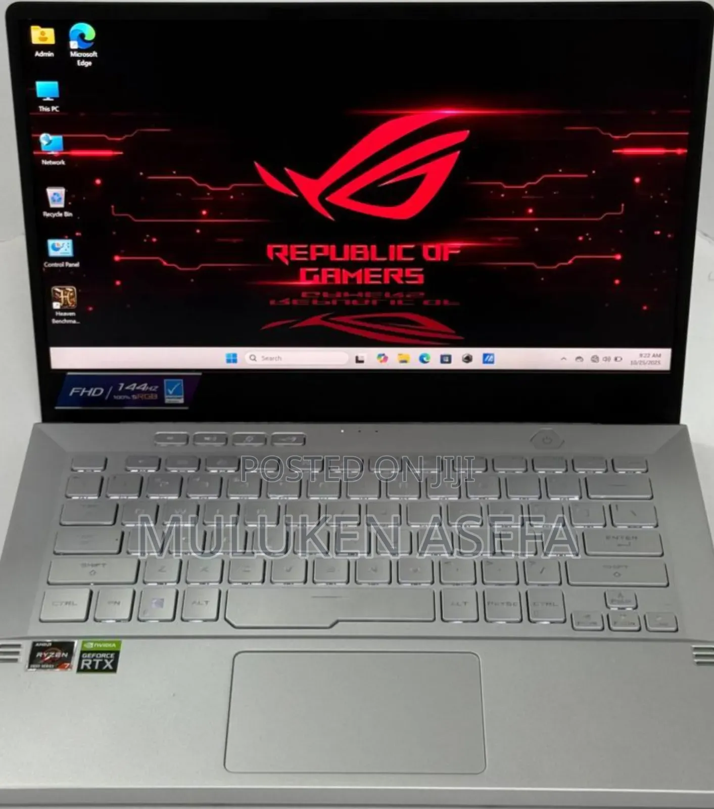 New Laptop Asus ROG Zephyrus G14 16GB AMD Ryzen 7 SSD 1T