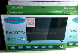 Super Fine Tv 43 Inch Tv Smart Android New 2025 Original Products