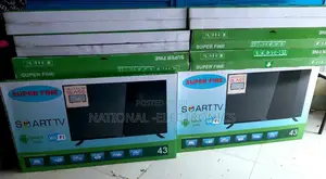 Super Fine Tv 43 Inch Tv Smart Android New 2025 Original Products