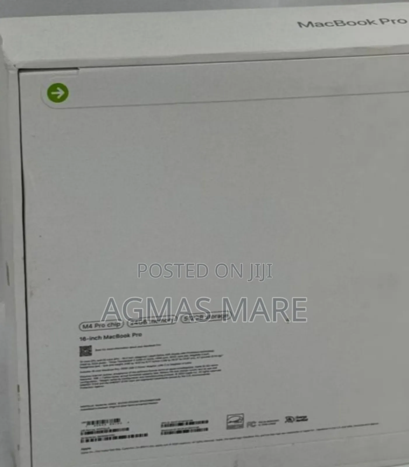 New Laptop Apple MacBook Pro 2024 M4 Pro 16-Inch 24GB Apple M4 SSD 1T