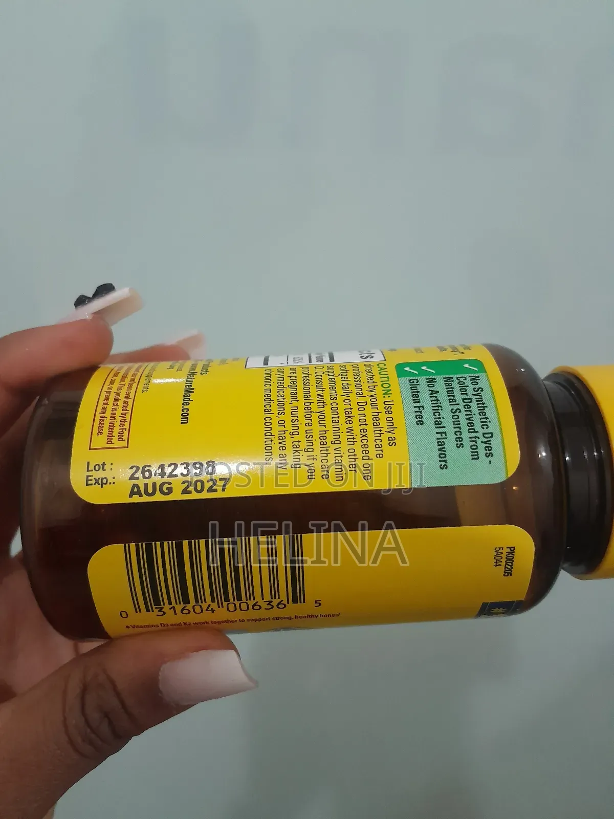 D3 + Supplement Original From Usa 60 Softgels