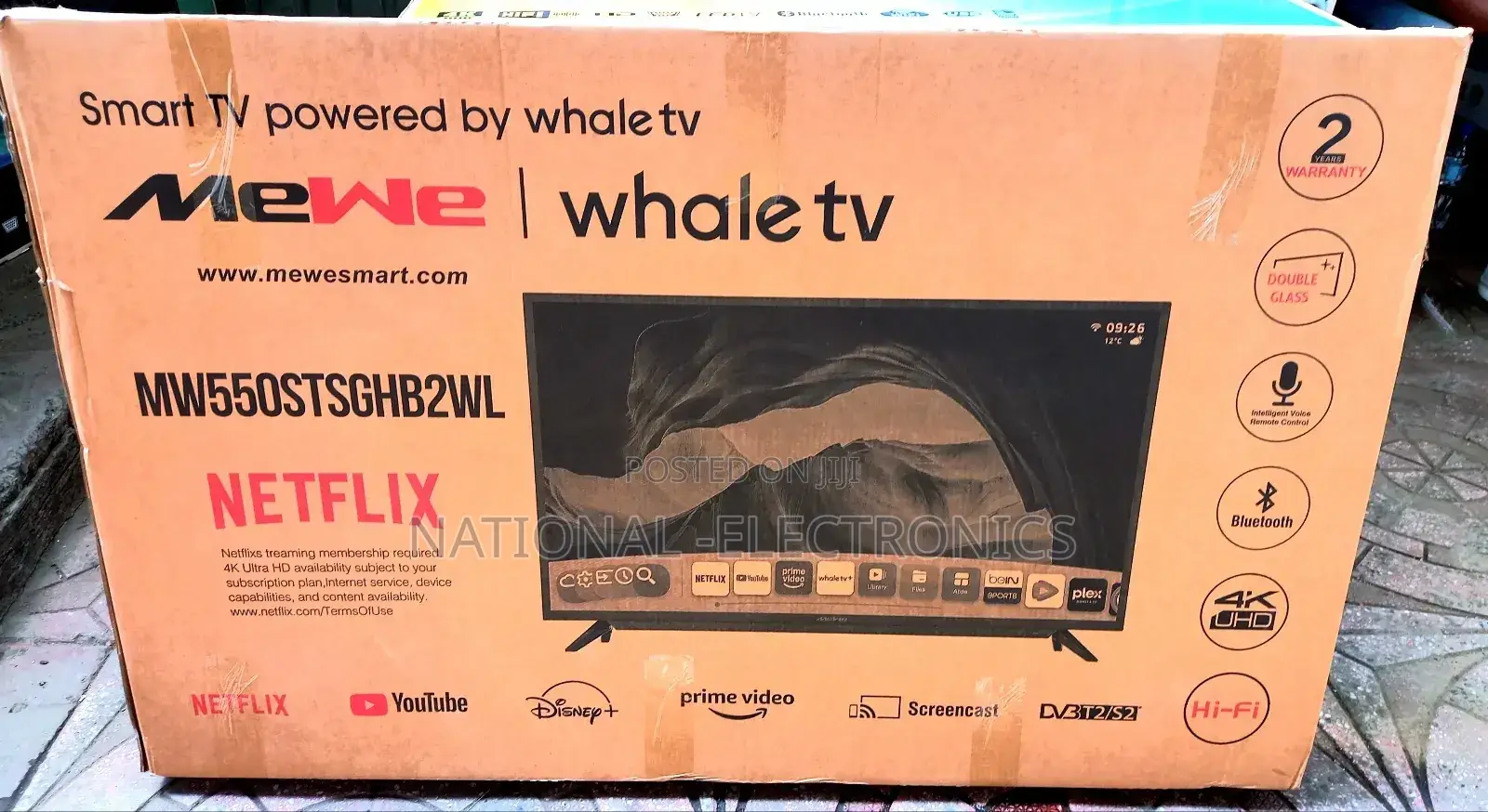 Mewe 55 Inch Tv Smart New 2025 Original Quality Products Tv New