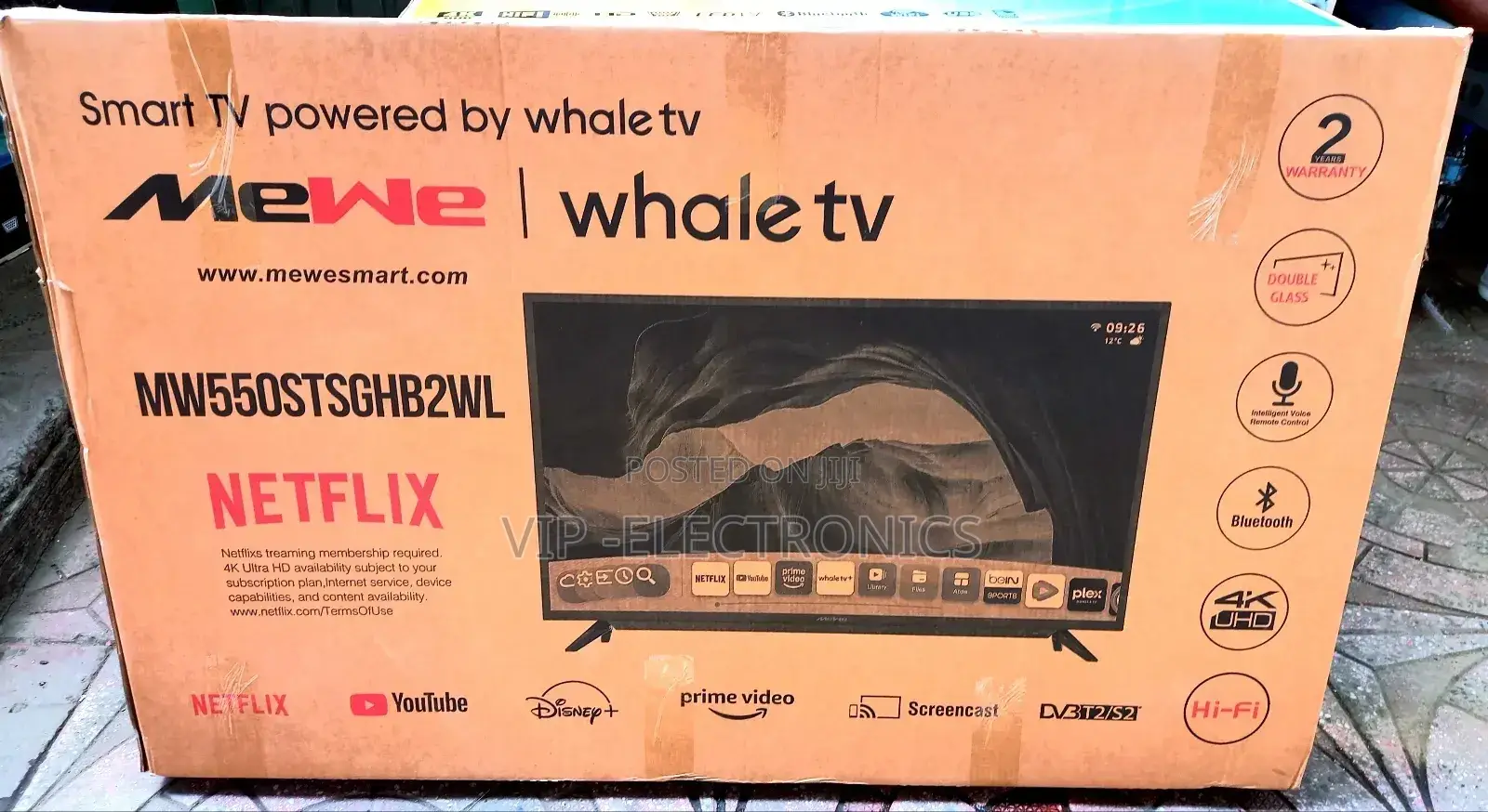 Mewe 55 Inch Tv Smart New 2025 Original Quality Products Tv New