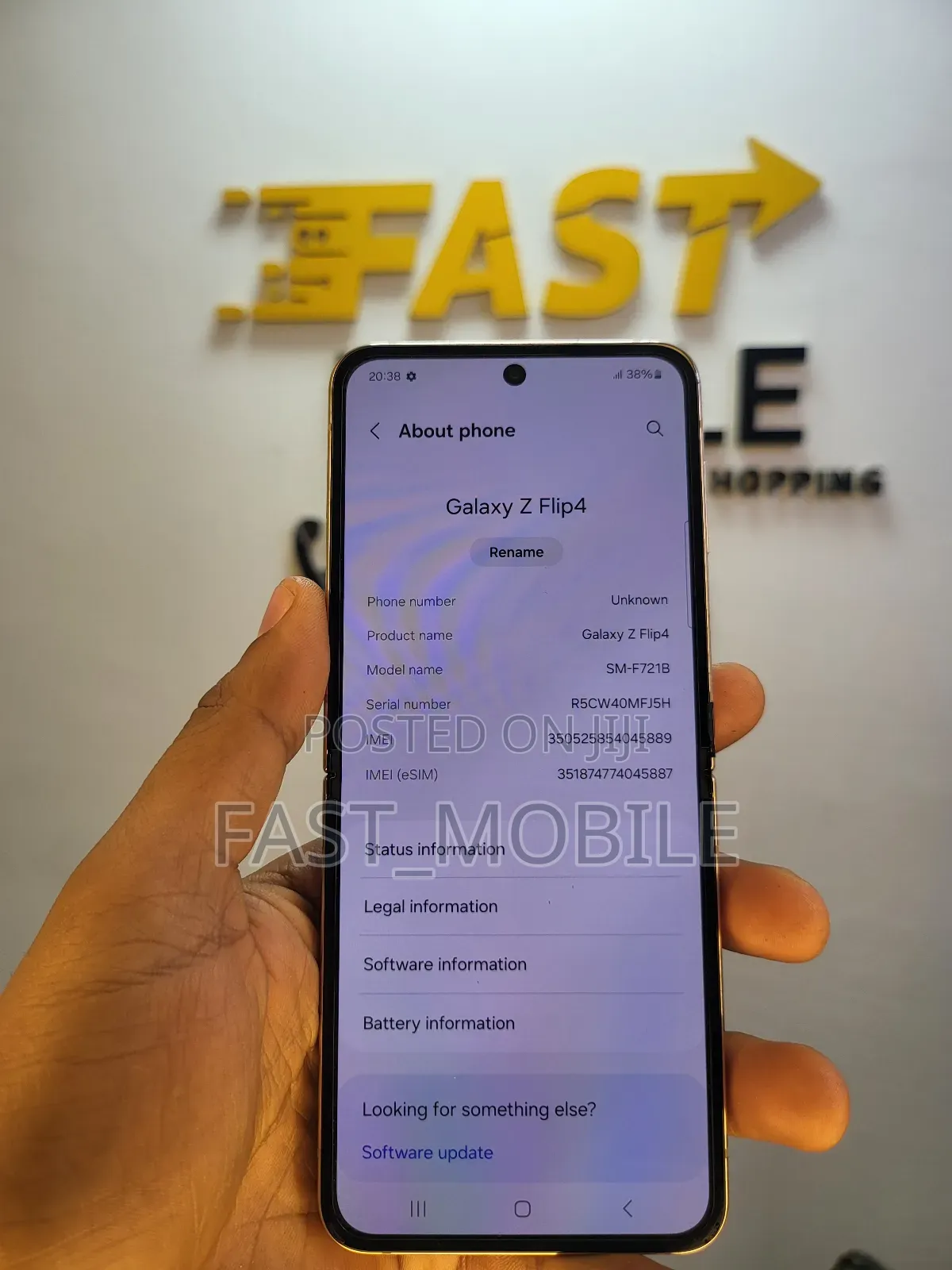 New Samsung Galaxy Z Flip4 256 GB