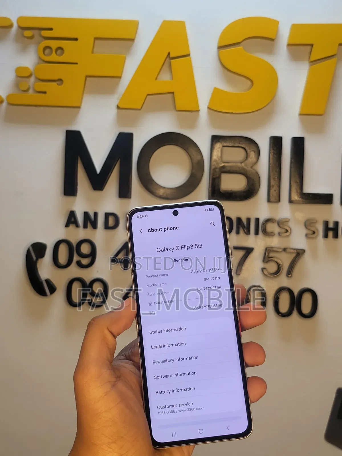 New Samsung Galaxy Z Flip 3 256 GB