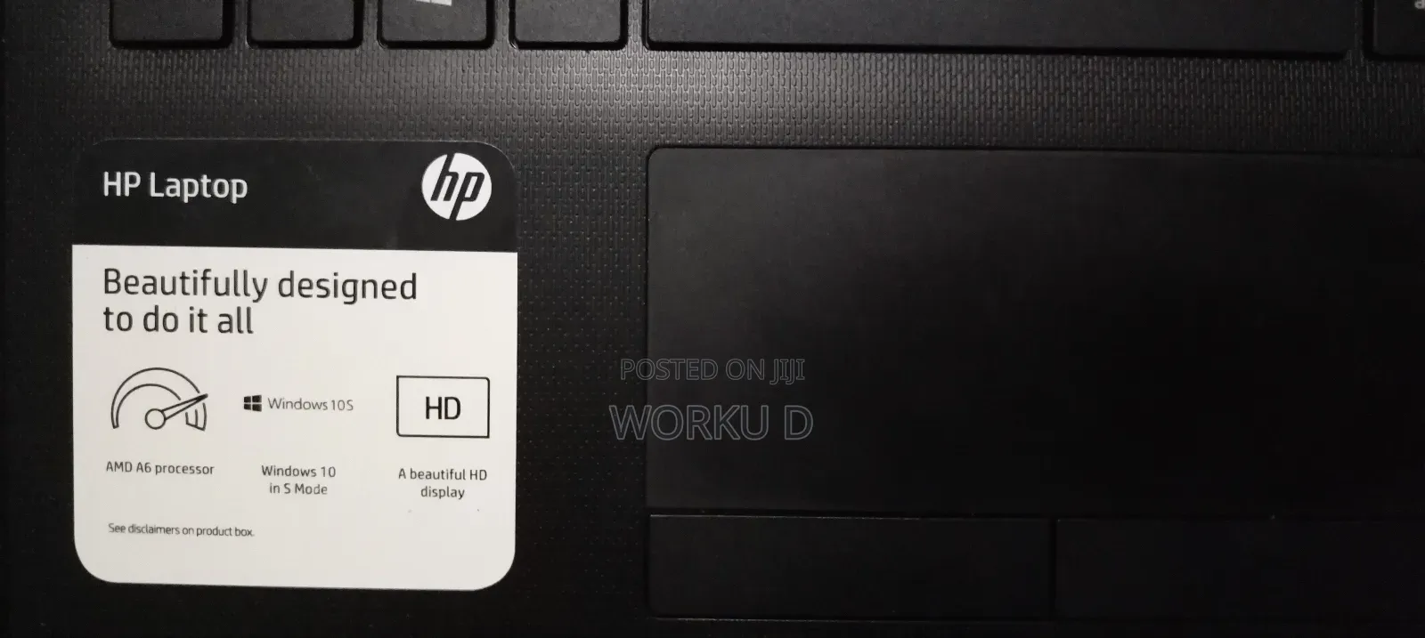 New Laptop HP 15-Da2933nia 4GB AMD A6 SSD 1T