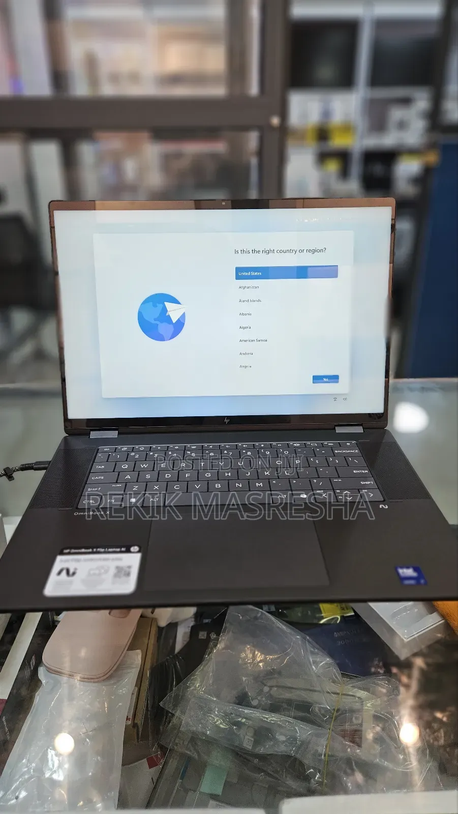 New Laptop HP OmniBook X Flip 16" 16GB Intel Core Ultra 7 SSD 1T