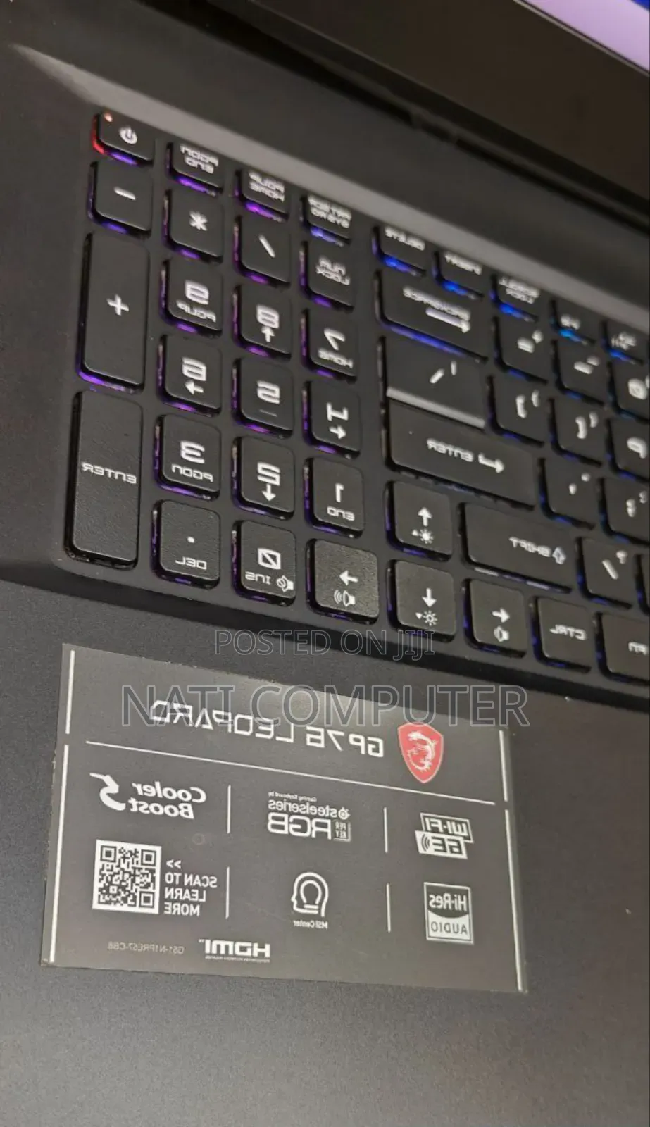 New Laptop MSI Katana GF76 16GB Intel Core I7 SSD 1T