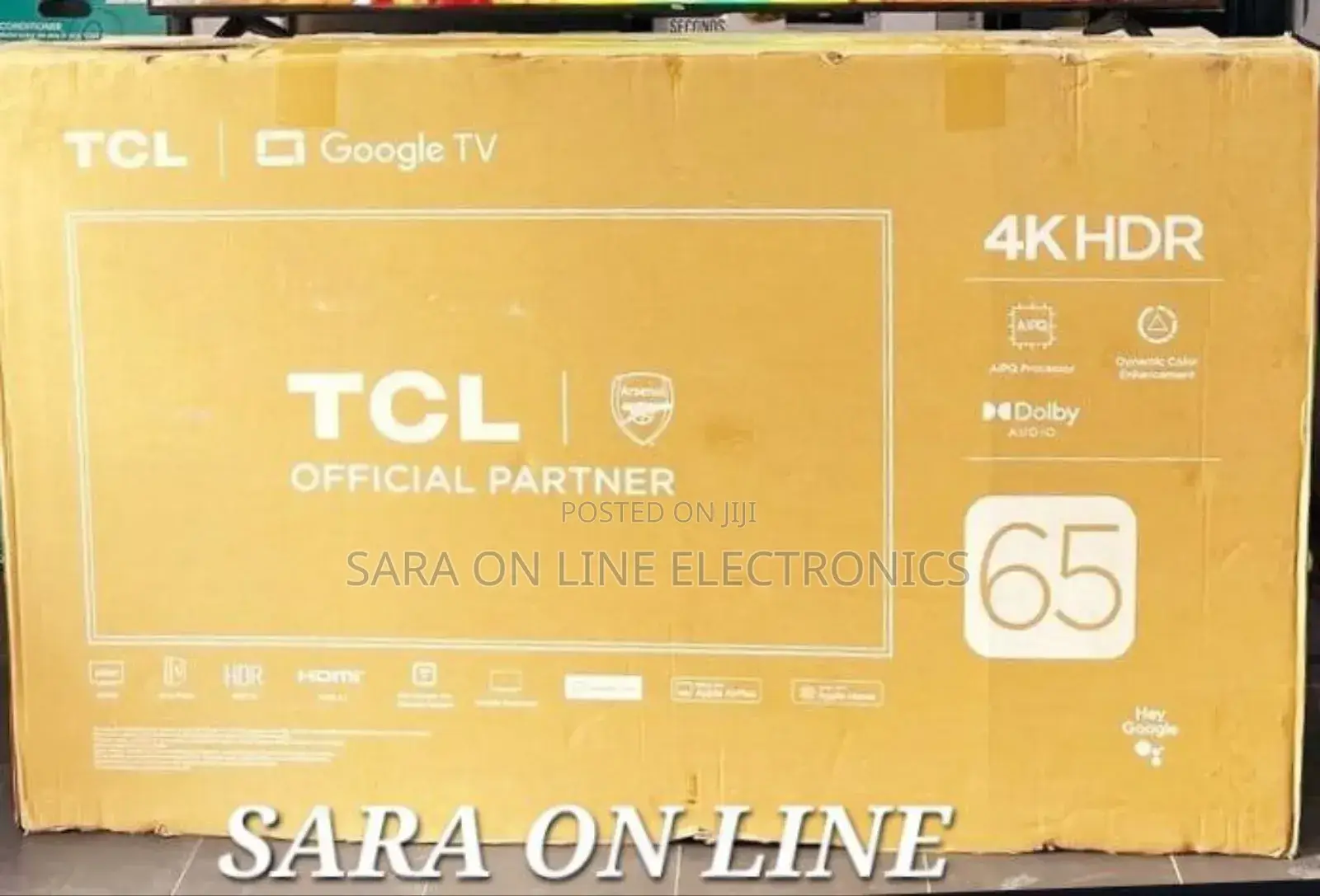 ●○Tcl 65" Google HDR Tv 《New 2025》10year Warranty