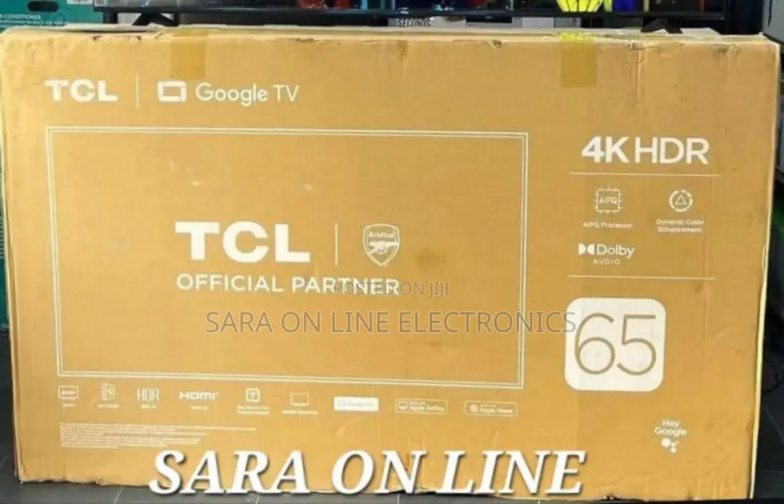 ●○Tcl 65" Google HDR Tv 《New 2025》10year Warranty