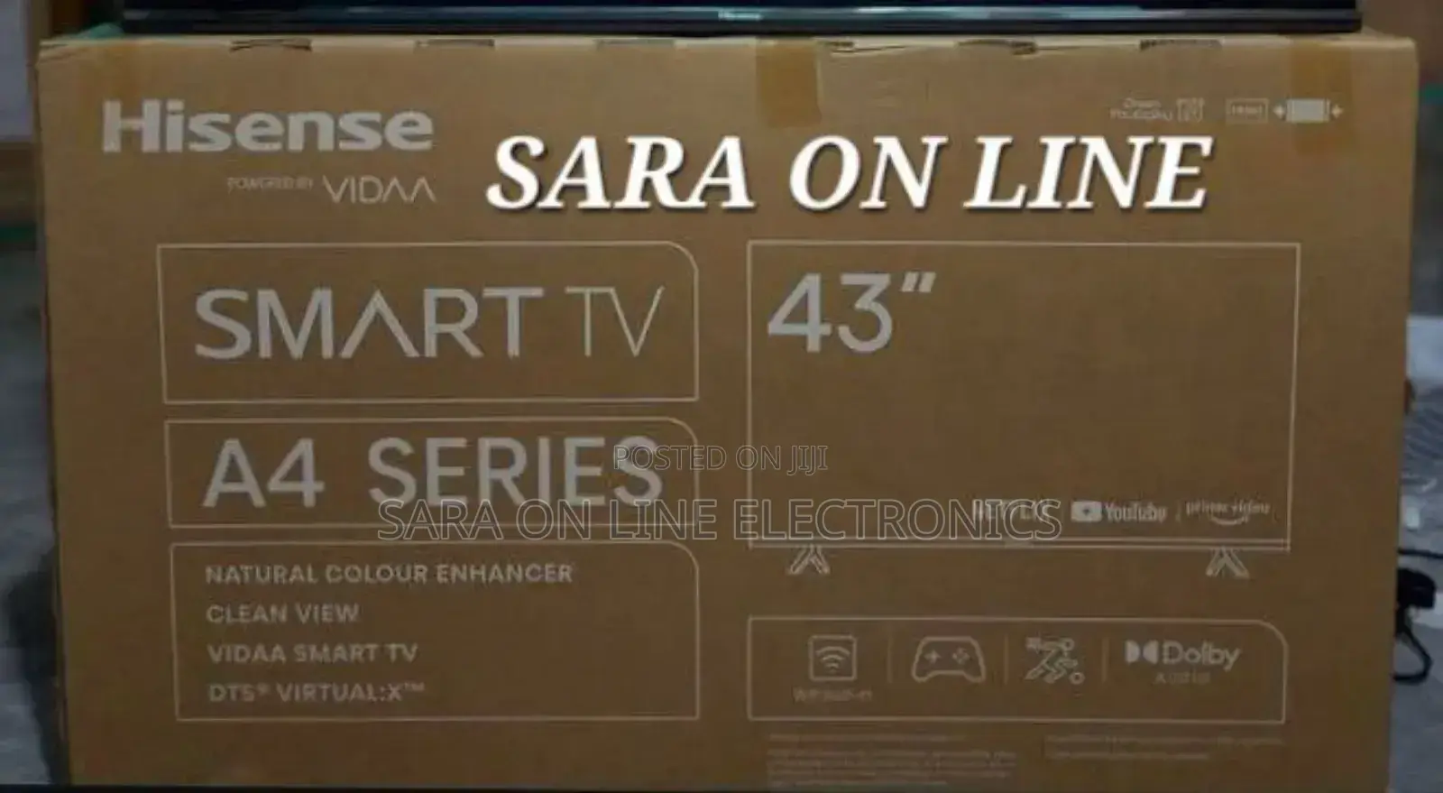 ♡◇ Hisence 43"A4 Series Tv New 2025 ◇◇10year Warranty