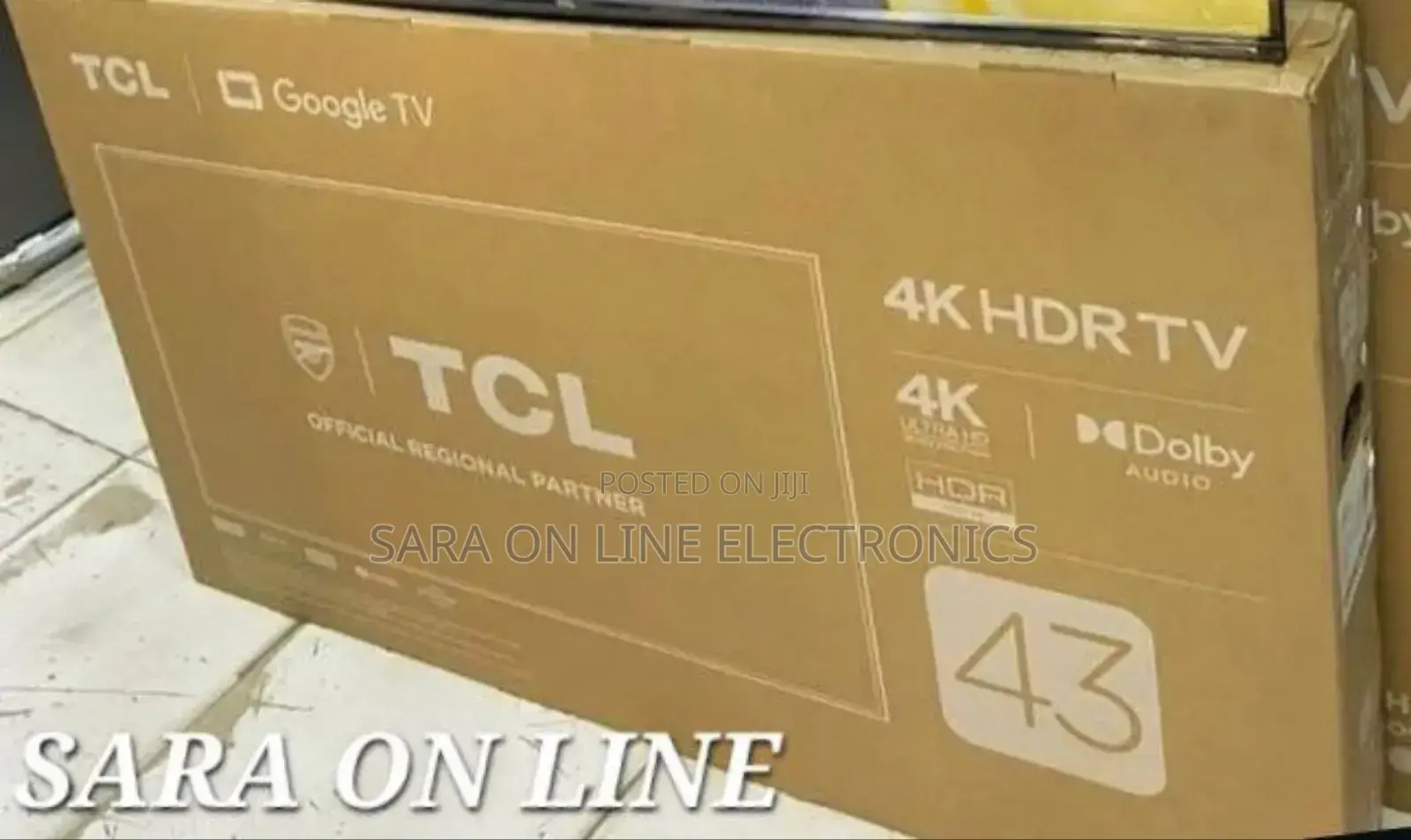 [Tcl 43" Google HDR Tv] ●New 2025● 10year Warranty