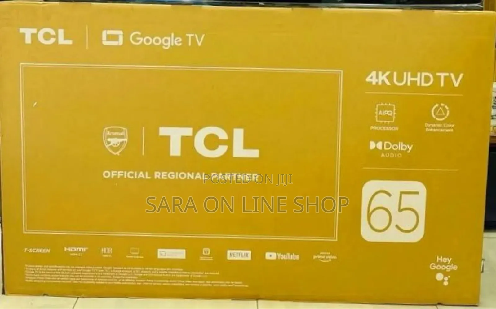 >>Tcl 65" HDR Google Tv ¤New 2025 ¤ Free Delivery