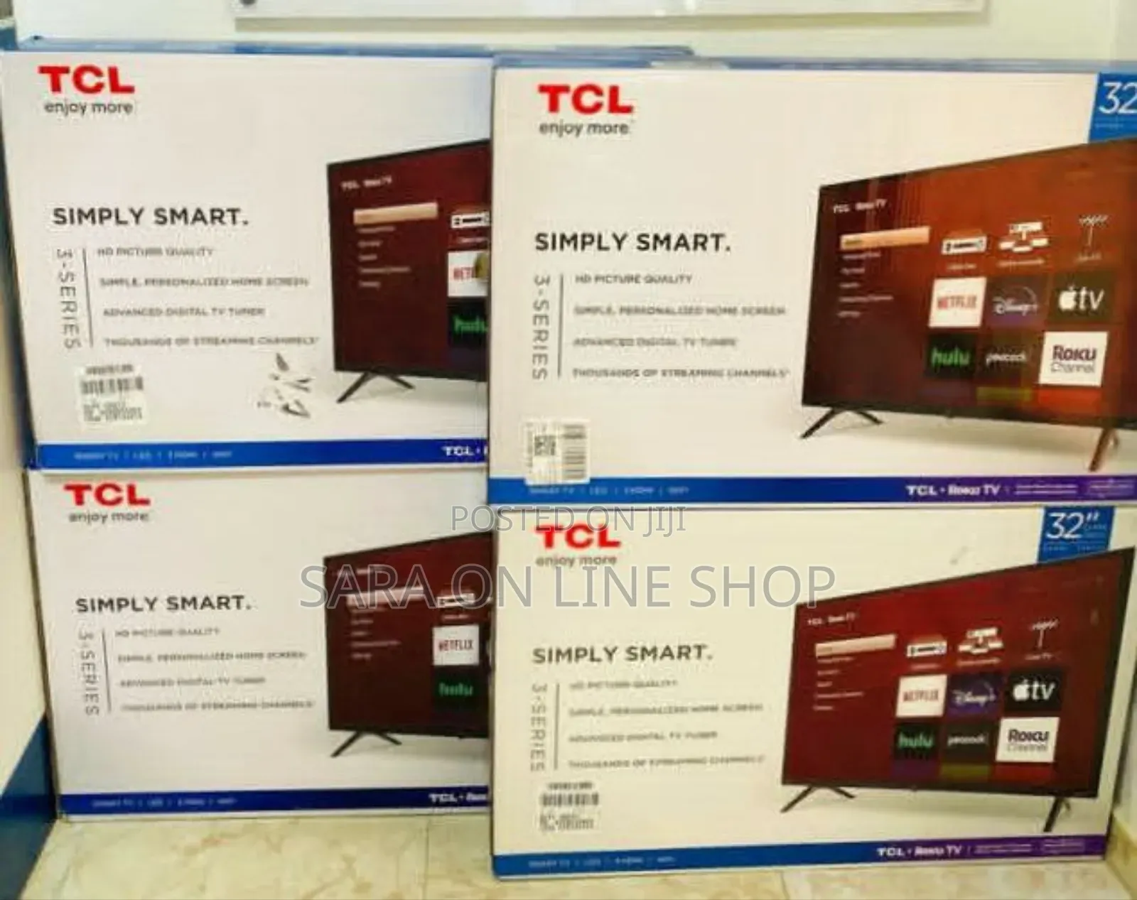 ^^Tcl 32" Smart Tv New 2025 Free Delivery 10year Warranty