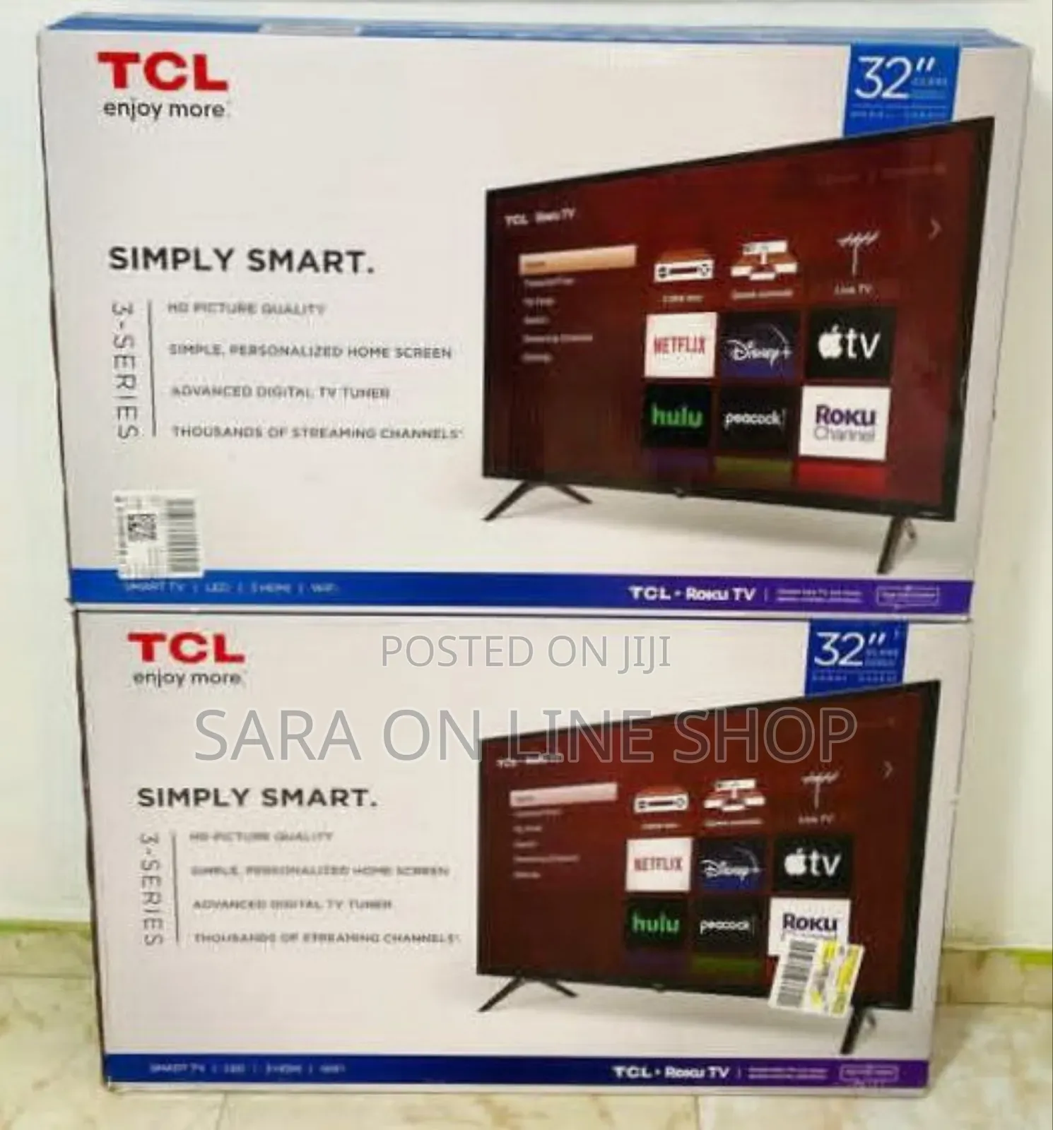 ^^Tcl 32" Smart Tv New 2025 Free Delivery 10year Warranty