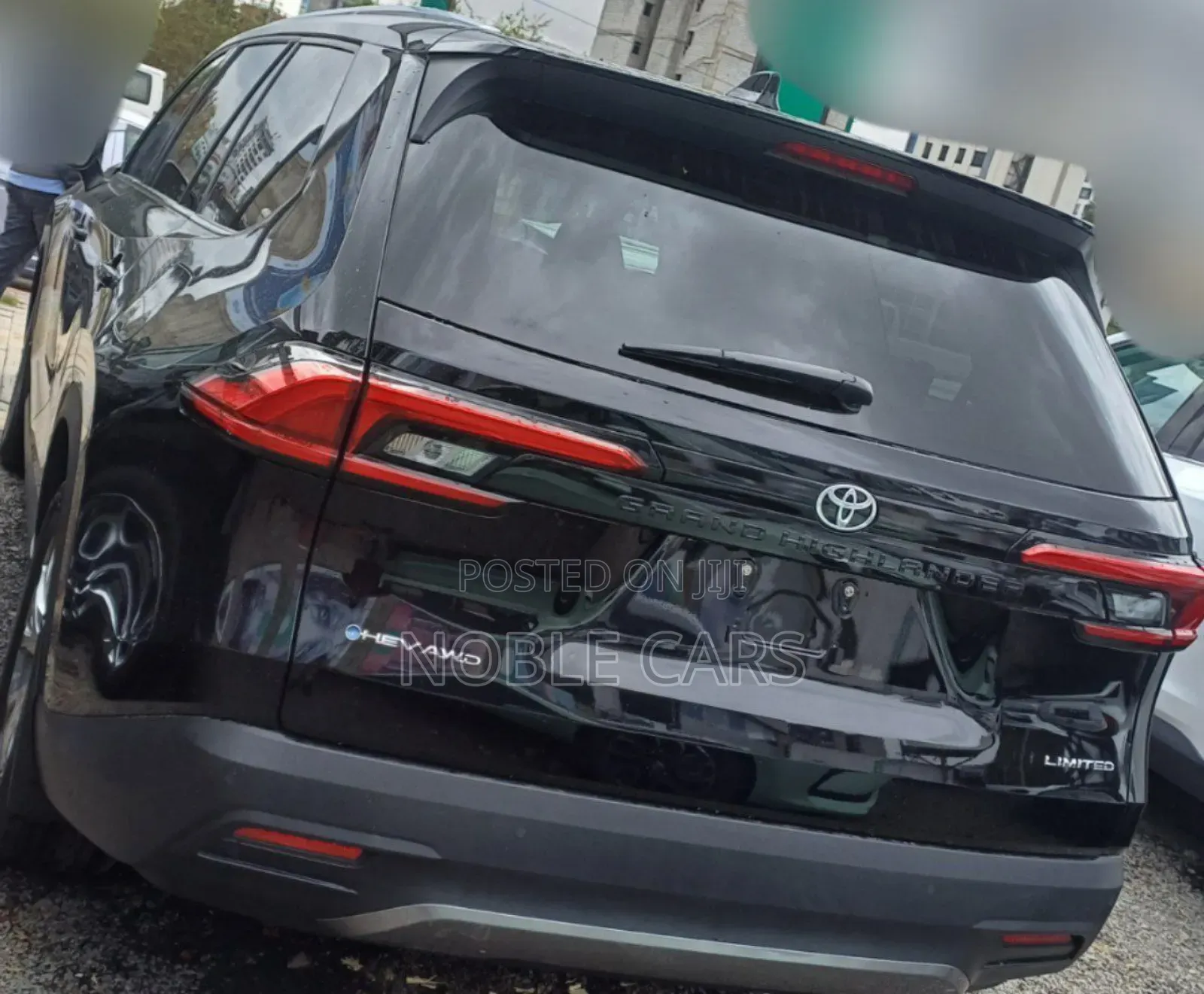 New Toyota Grand Highlander Hybrid 2025 Matt Black