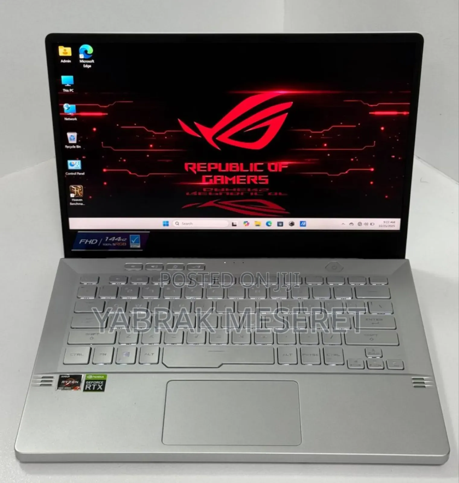 New Laptop Asus ROG Zephyrus G14 16GB AMD Ryzen 7 SSD 1T