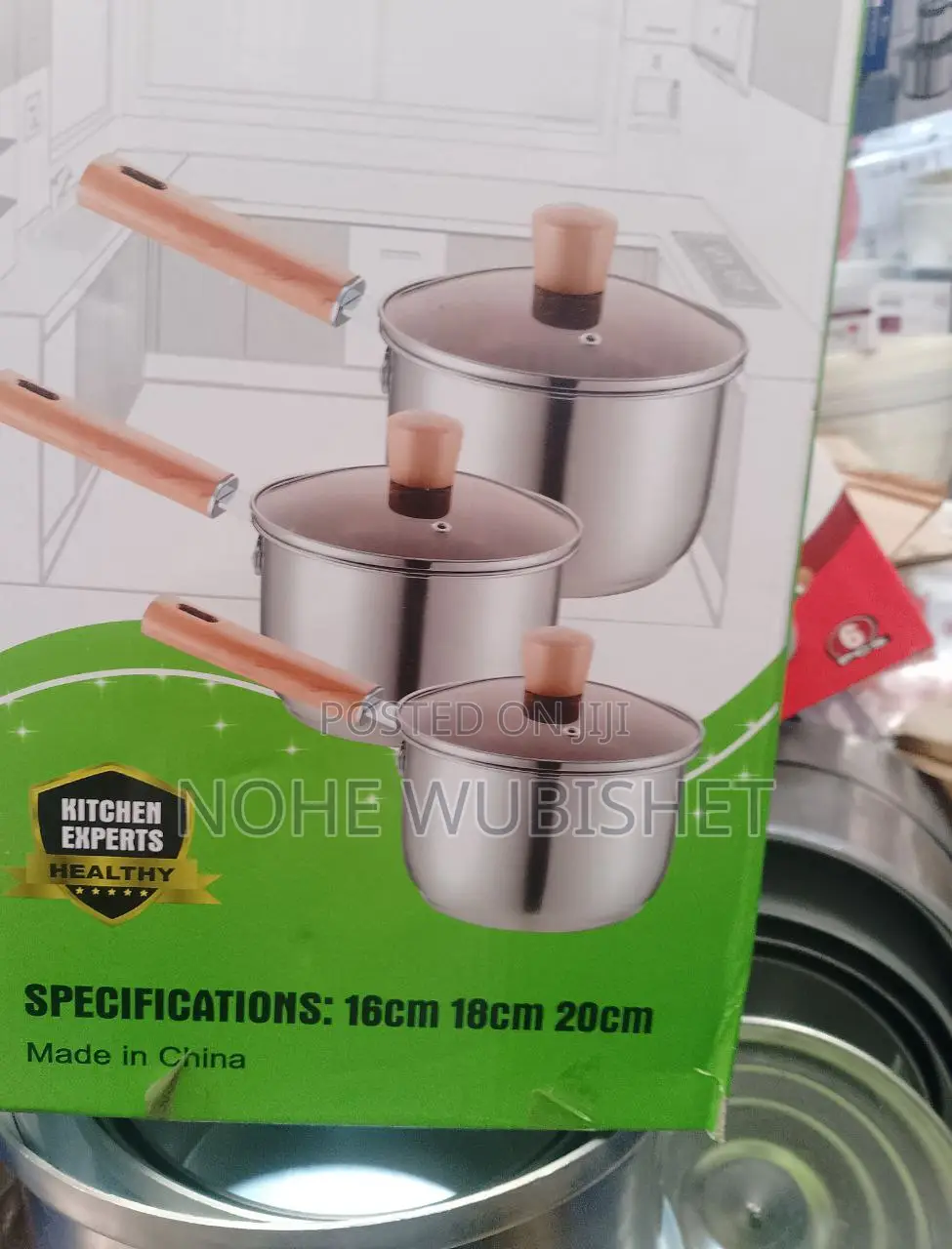 Kitchen Experts Stainless Steel Pot /የወጥ Quality ድስት
