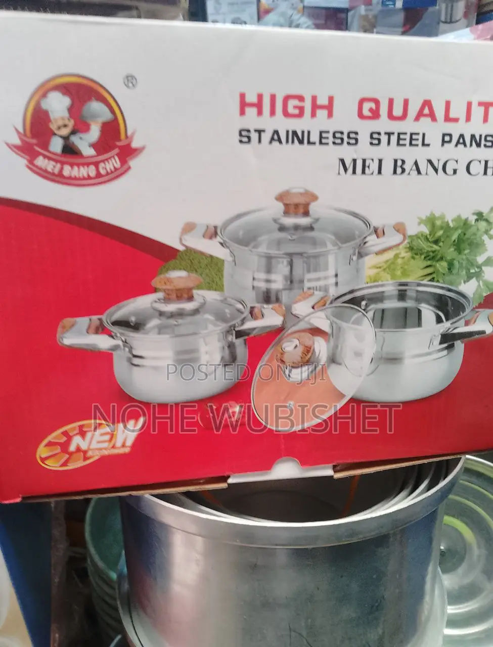 3 Set High Quality ድስት