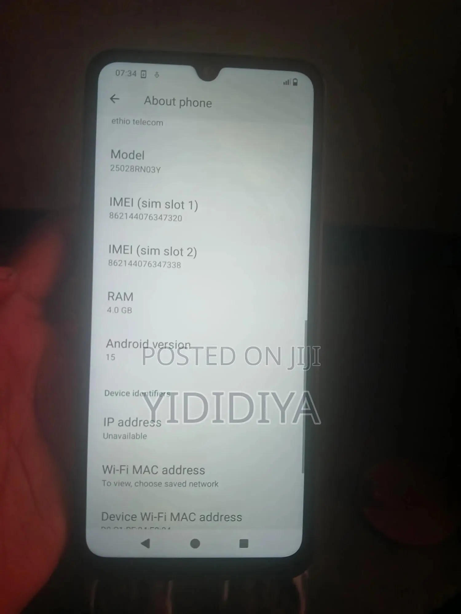 New Xiaomi Redmi A5 4G 128 GB Black