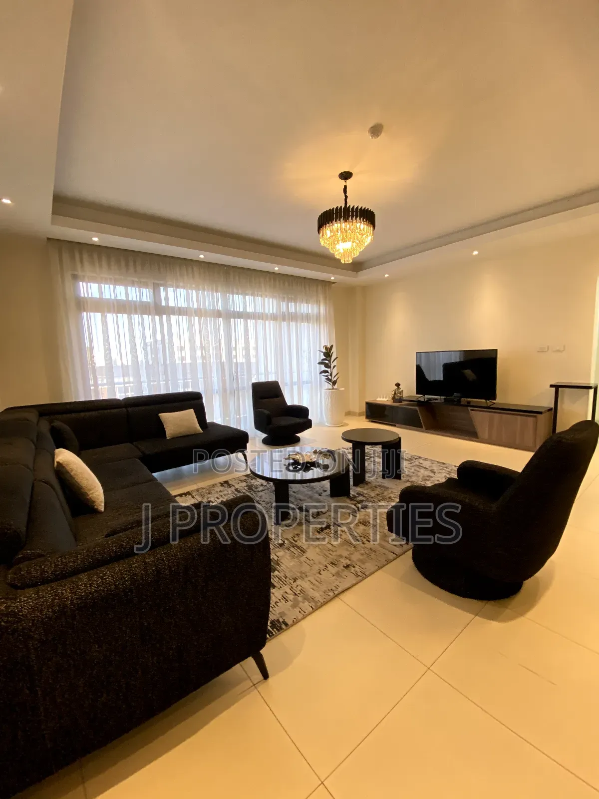 Furnished 3bdrm Apartment in Bole for rent