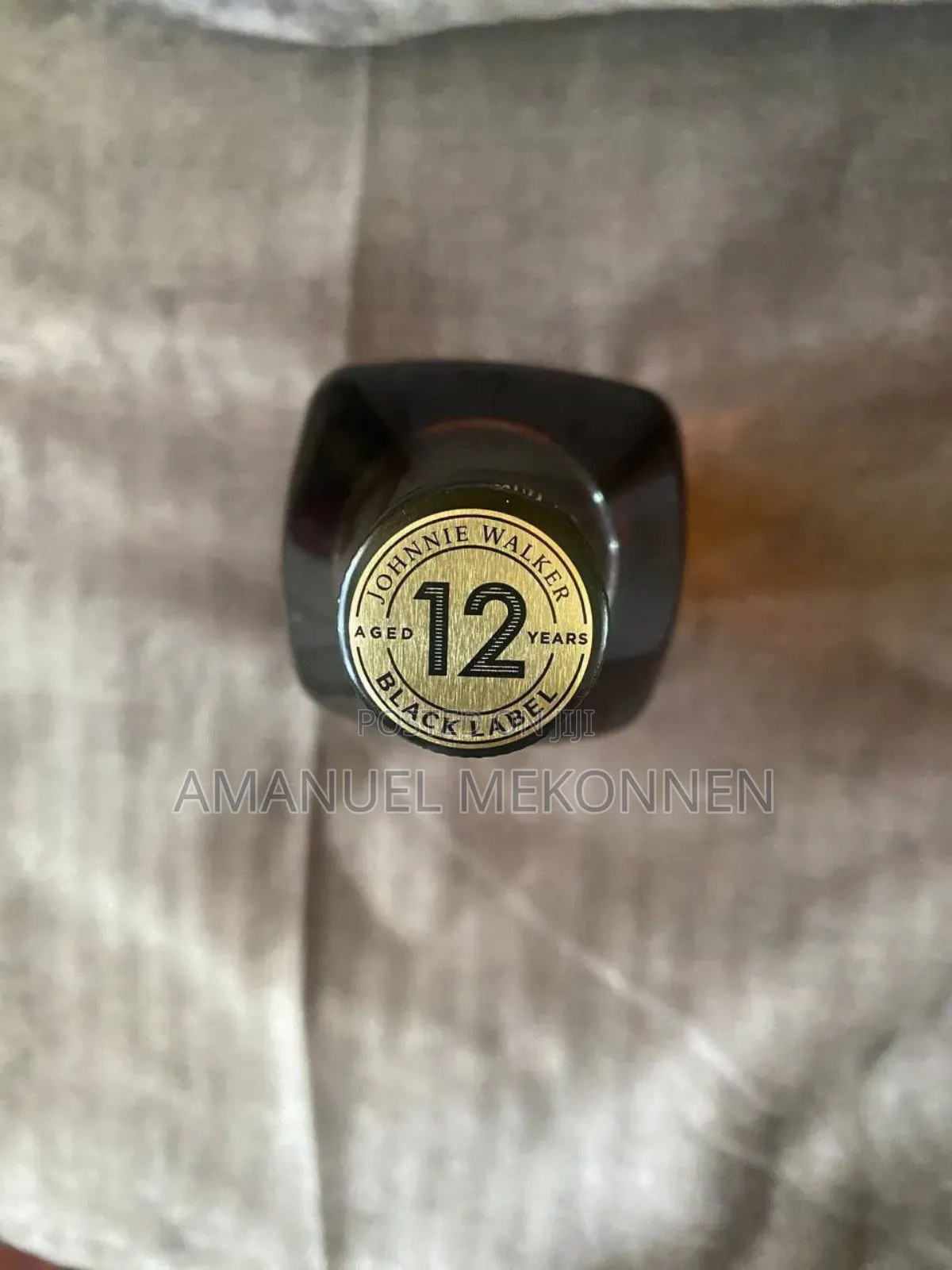 Black and Gold Label Whiskey