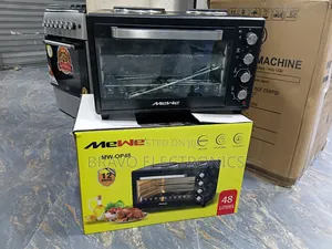  Mewe 48l Mini Oven With Hot Plate – Bake, Grill Cook in Style!