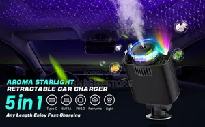 High Class Aroma Starlight Retractable Car Charger