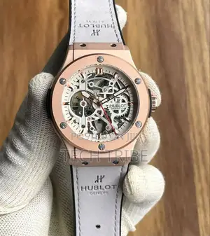 Men's Watches Hublot Geneve Authentic With Multiple Strap Colors