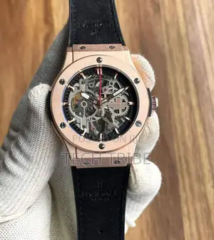 Men's Watches Hublot Geneve Authentic With Multiple Strap Colors