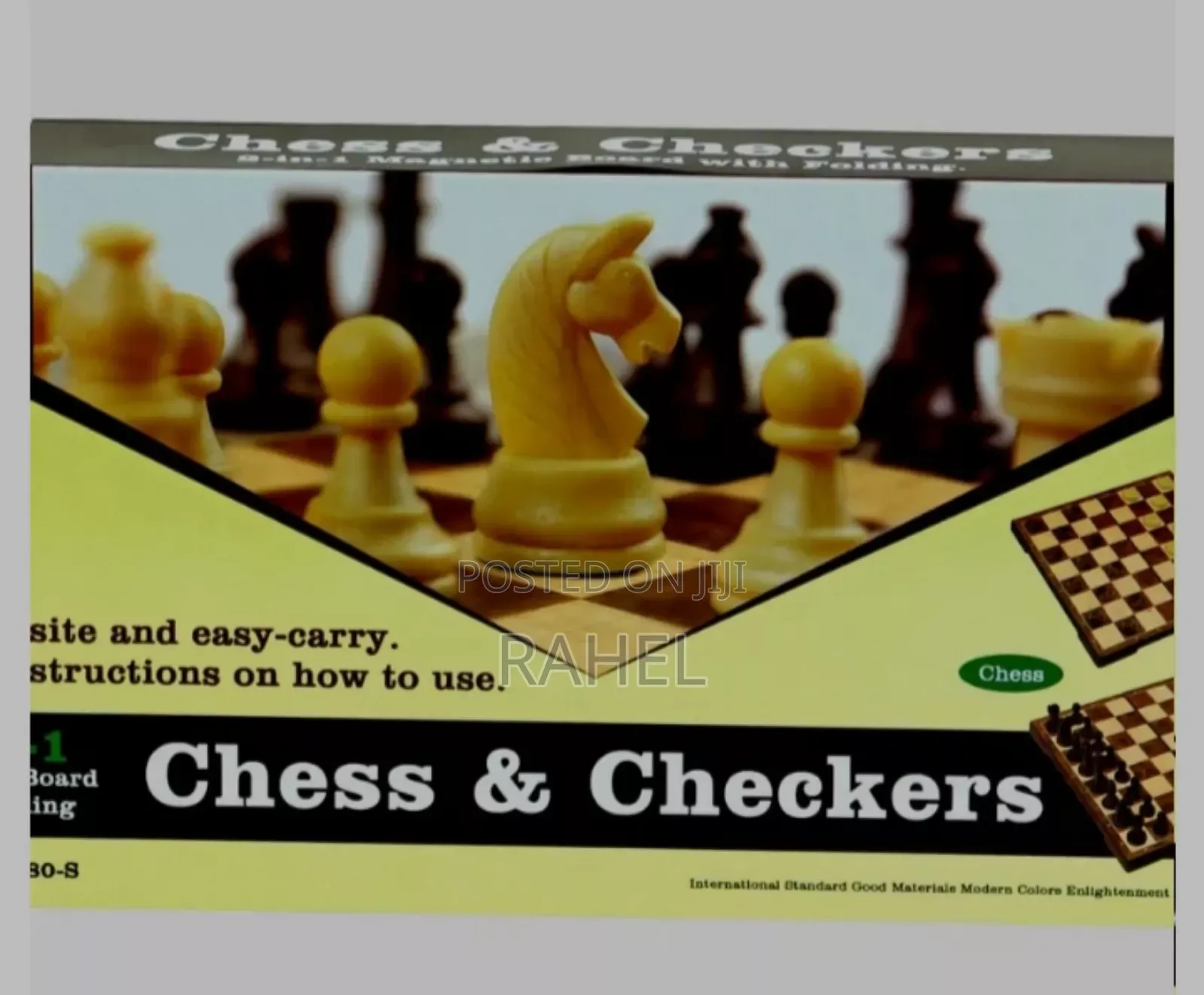 Chess and Checkers 2-in-1
