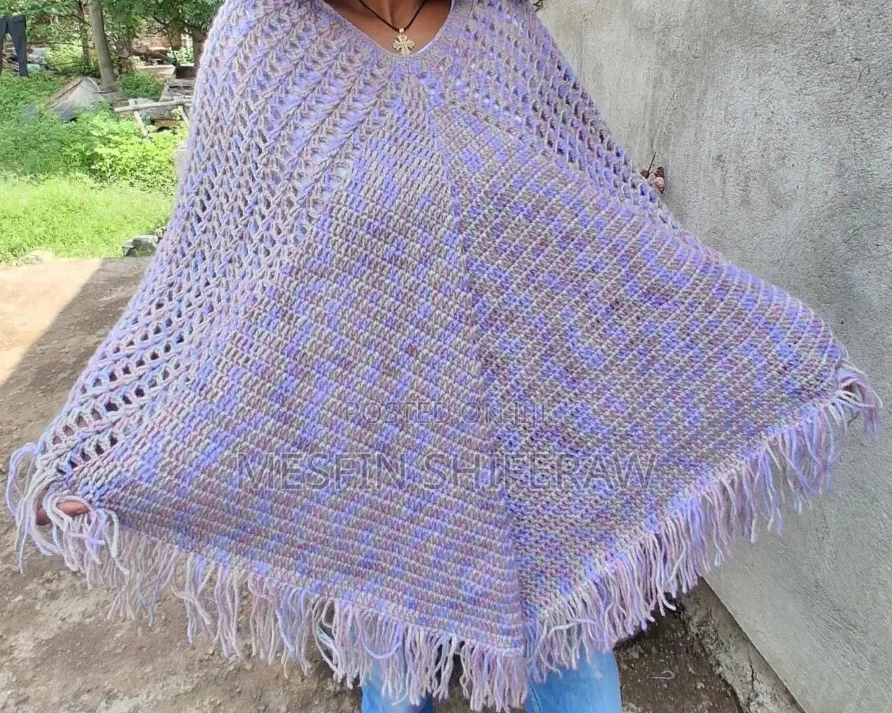 Crochet Women Coat (ካባ)