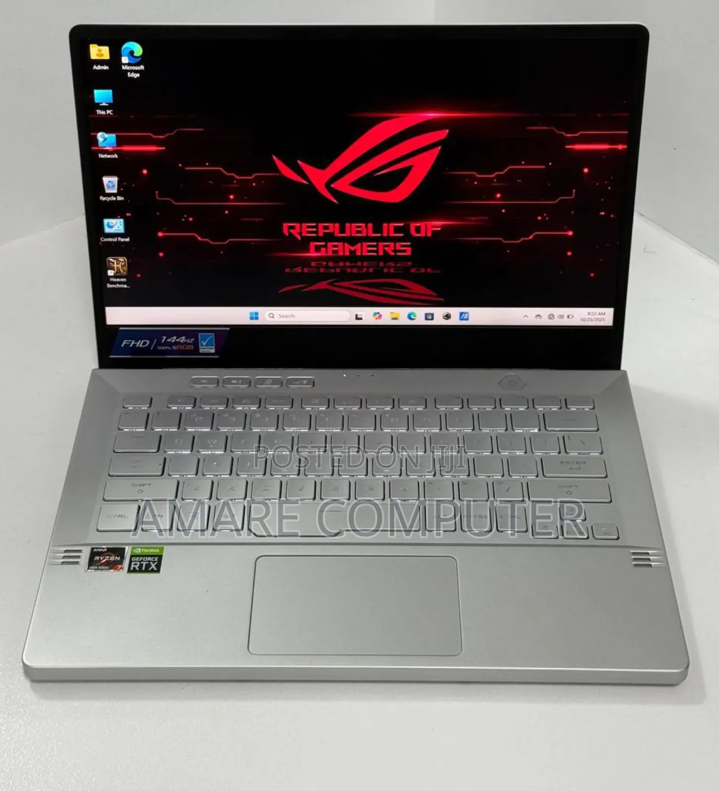 New Laptop Asus ROG Zephyrus G15 16GB AMD Ryzen 7 SSD 1T