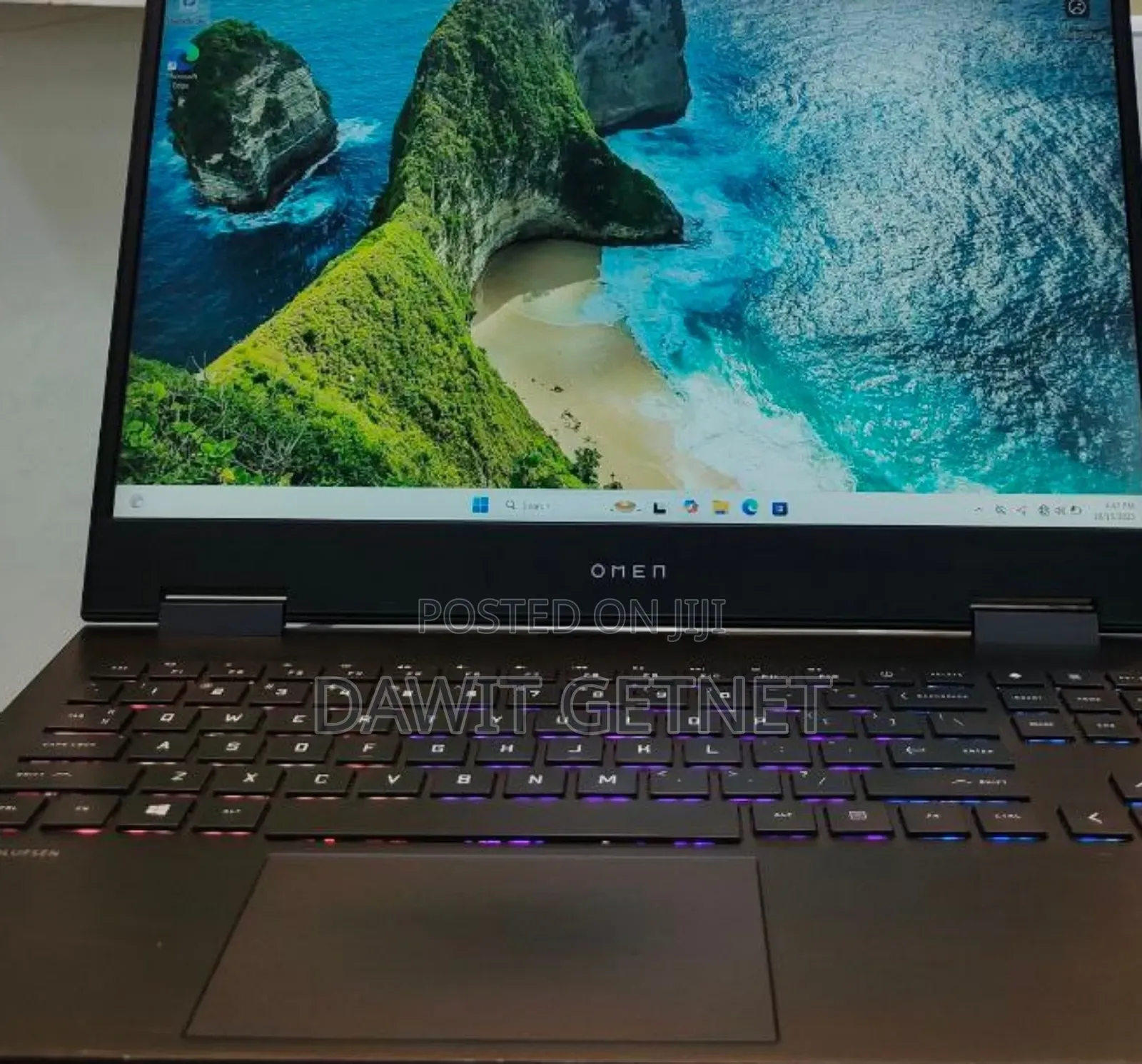 New Laptop HP Omen 15 16GB AMD Ryzen 7 SSD 512GB