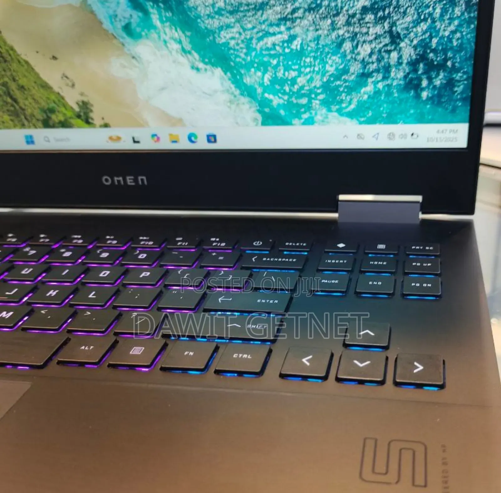 New Laptop HP Omen 15 16GB AMD Ryzen 7 SSD 512GB