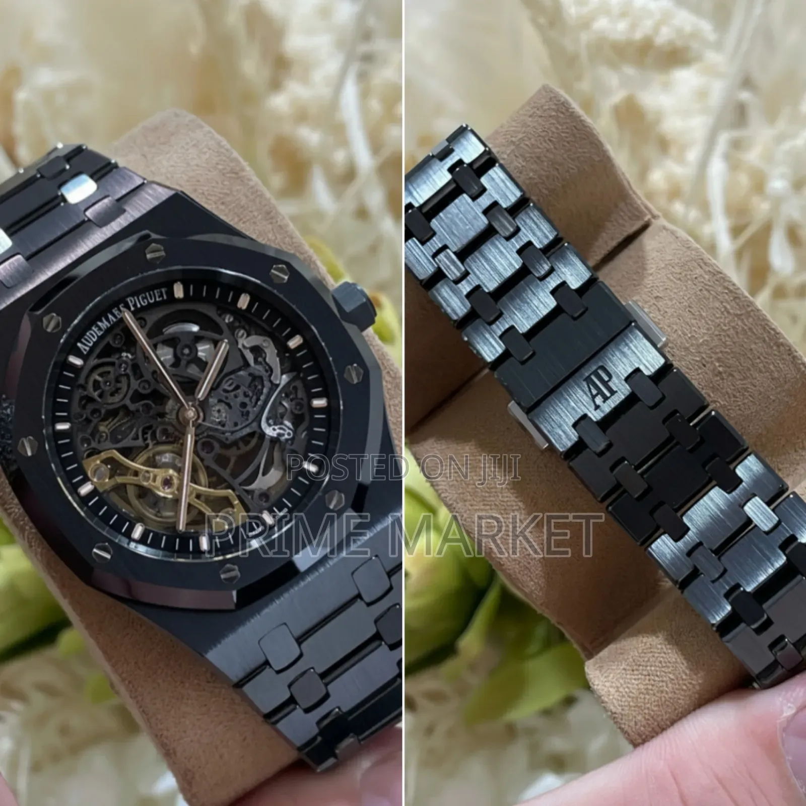 Audemars PiguetAuthentic| Royal Oak Full Black Skeleton Men Watch