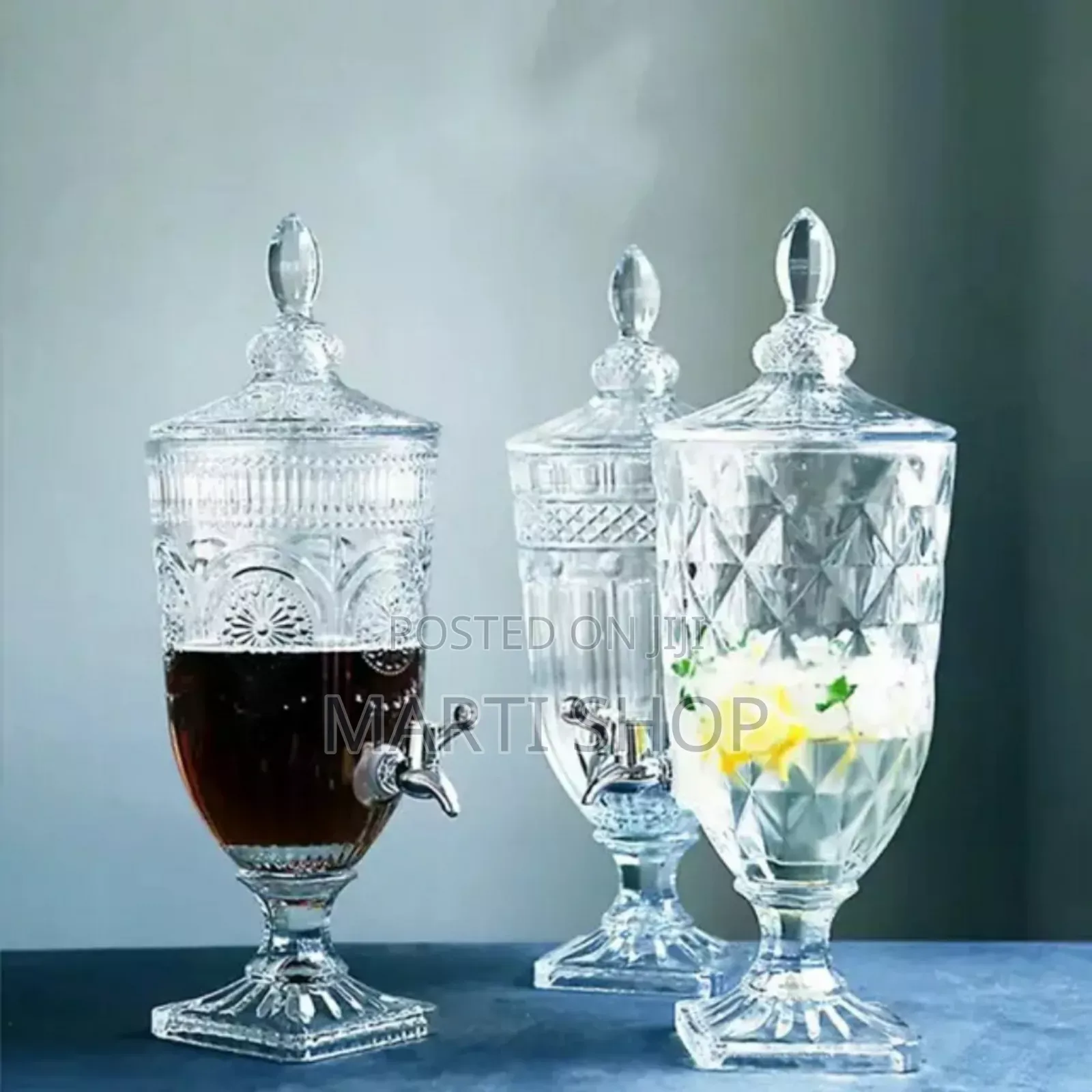 Crystal Glass Beverage Dispenser