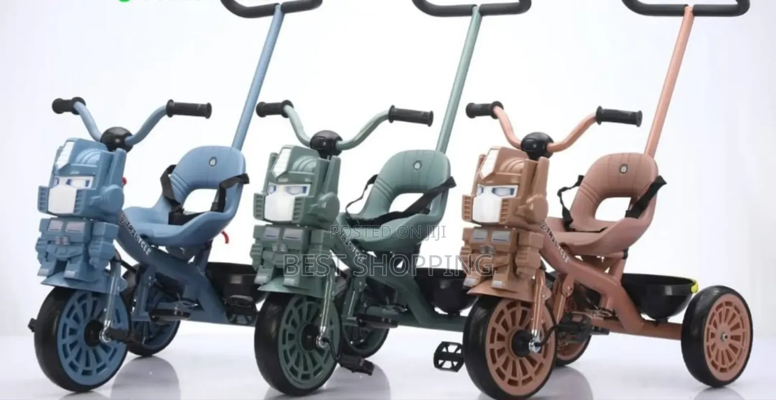 Kids Bicycle Three Wheels Bike Baby Tricycle Stroller የልጆች ሳይክል